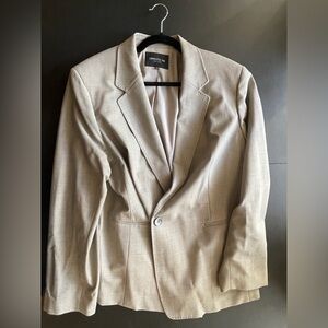 Light gray 18w Lafayette 148 suit jacket